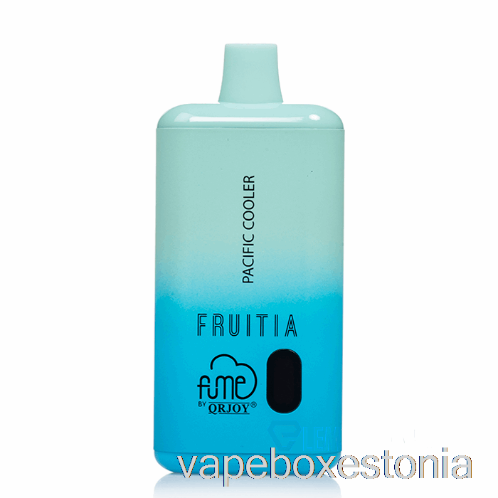Vape Box Estonia Fruitia X Fume 8000 ühekordne Pacific Jahuti